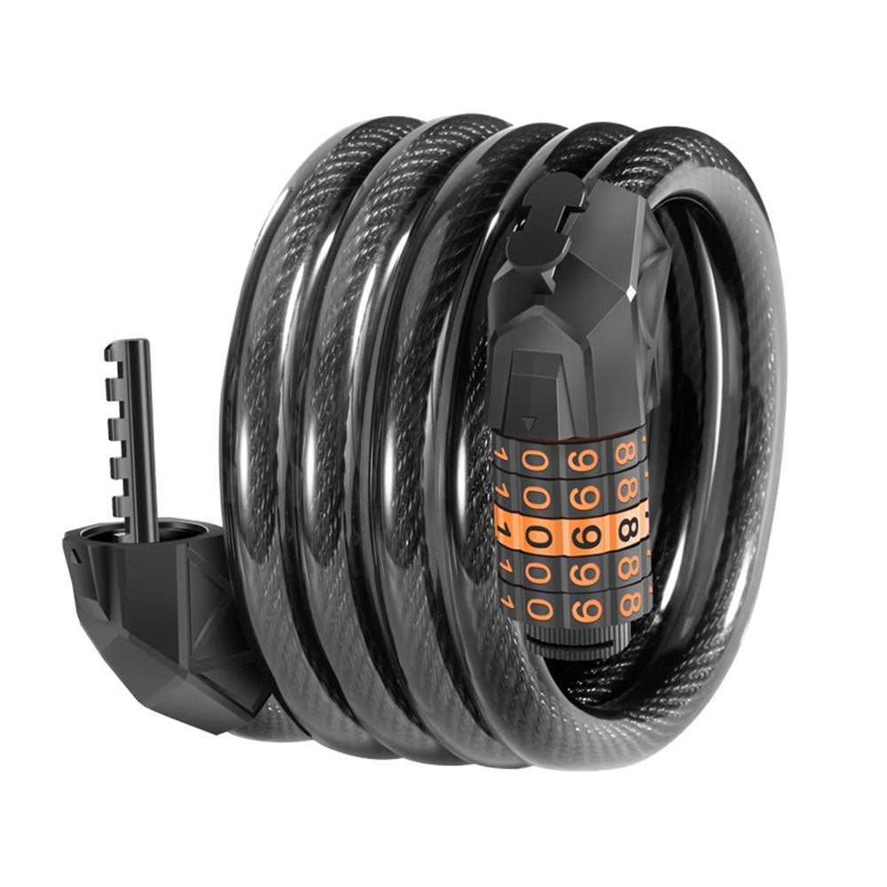 Electric bicycle lock Steel five-digit password anti-theft lock