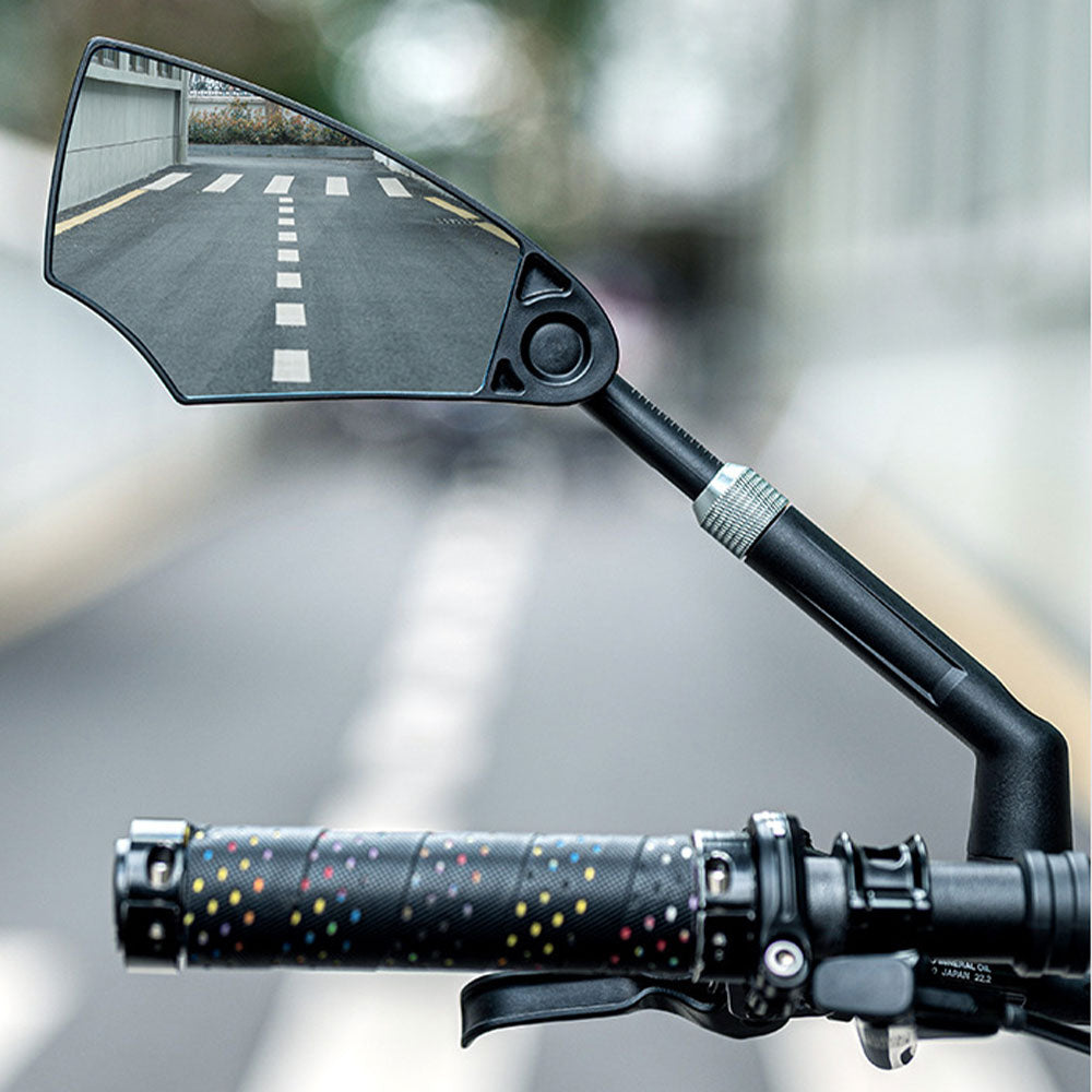 E-Bike Rearview Mirror – 360° Rotation & Extendable Arm
