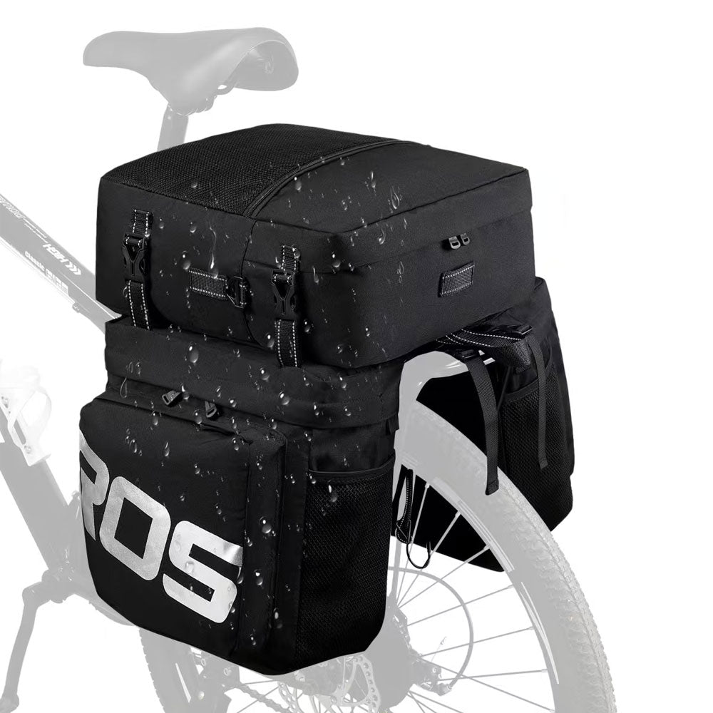 3-in-1 Waterproof Rear Rack Bike Bag (38L) Gleecycle