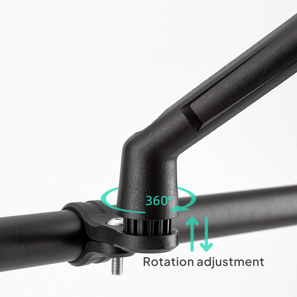 E-Bike Rearview Mirror – 360° Rotation & Extendable Arm