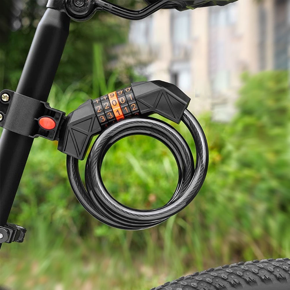 Electric bicycle lock Steel five-digit password anti-theft lock