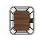 Front bike basket - aluminium frame and rubberwood base | 20kg capacity