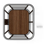 Front bike basket - aluminium frame and rubberwood base | 20kg capacity Gleecycle