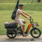 Heavy-Duty Rear Cargo Basket Rack for Lankeleisi Wombat-1 E-Bike LANKELEISI
